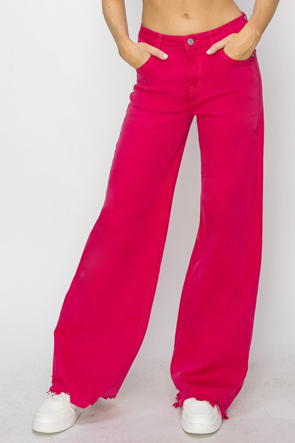 Racy High Rise Wide Leg Jeans