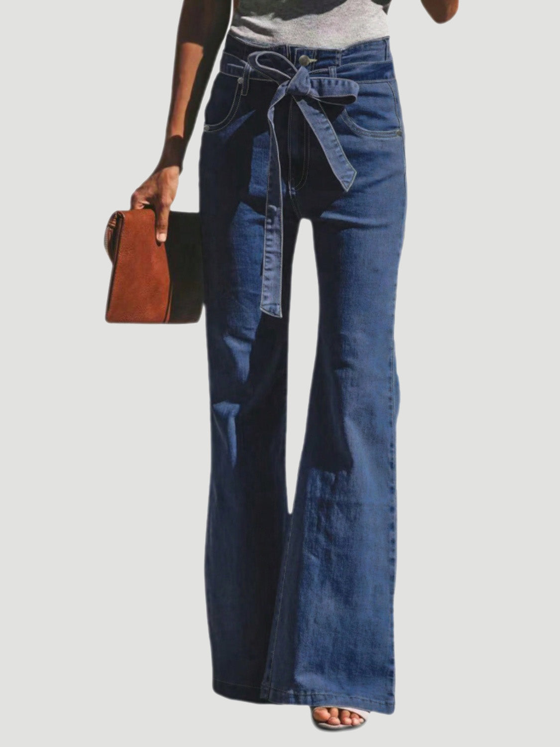 Katelyn Tied Flare Jeans