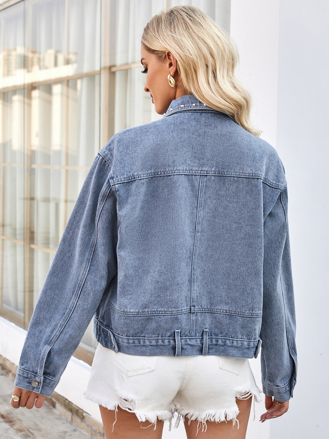 Ellie Studded Denim Jacket