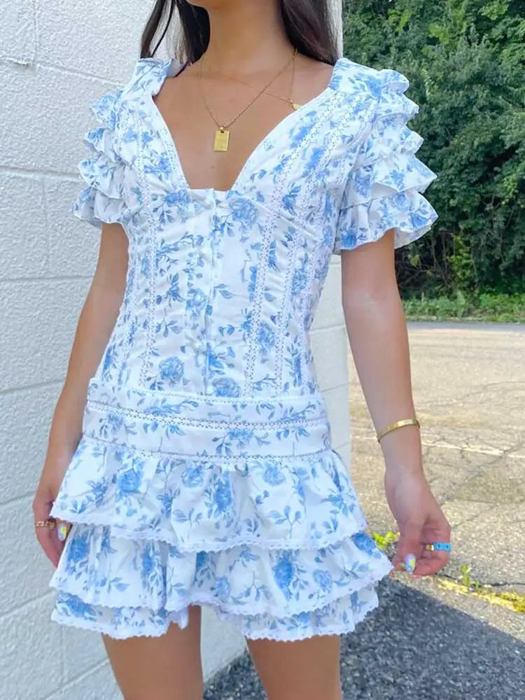 Alana Mini Dress - très bleu éclat