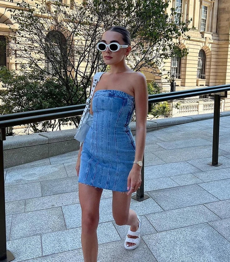 Scarlett Denim Mini Dress