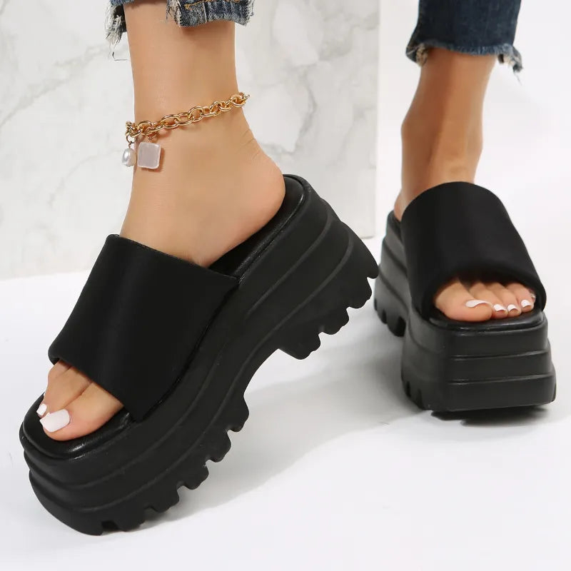 Ali Platform Sandals - très bleu éclat