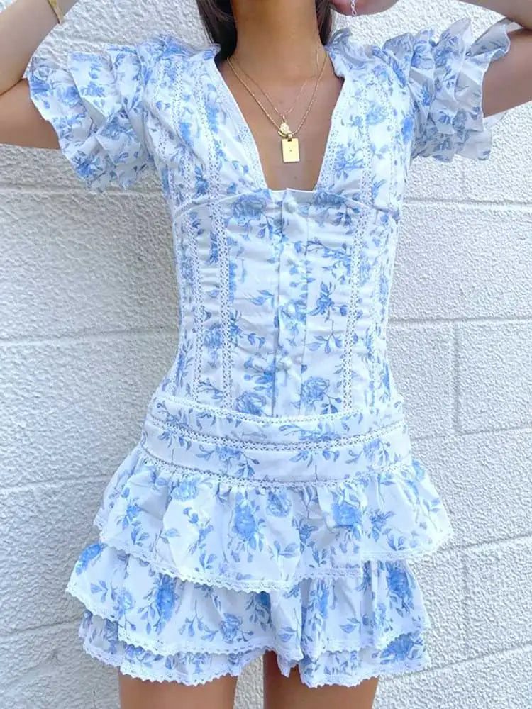 Alana Mini Dress - très bleu éclat