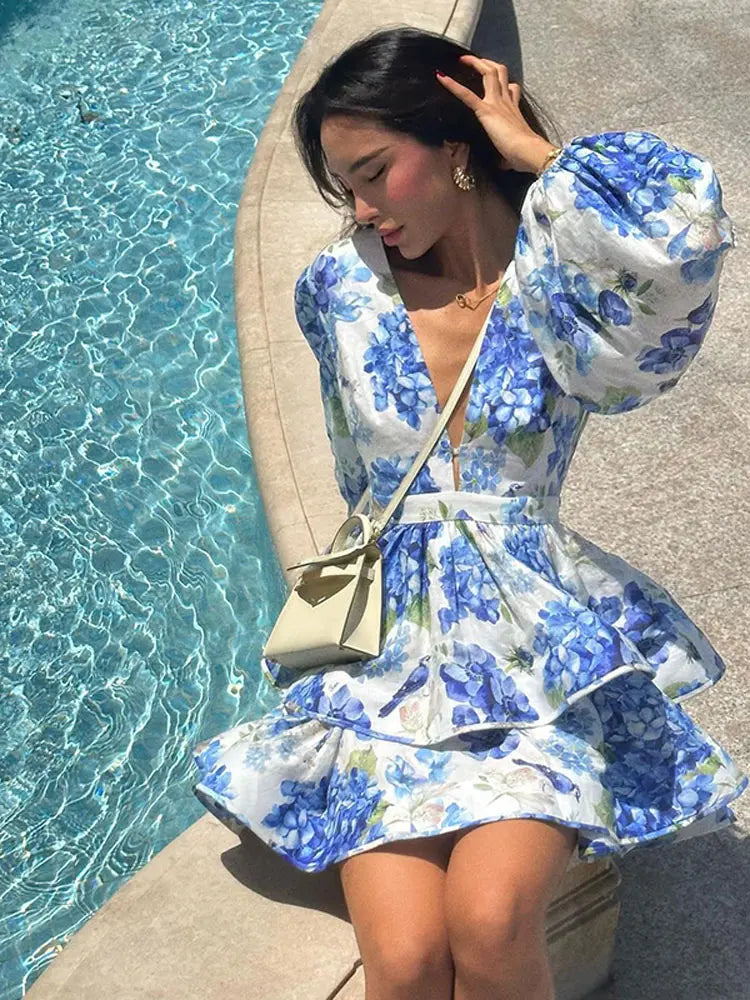 Alisa Mini Dress - très bleu éclat