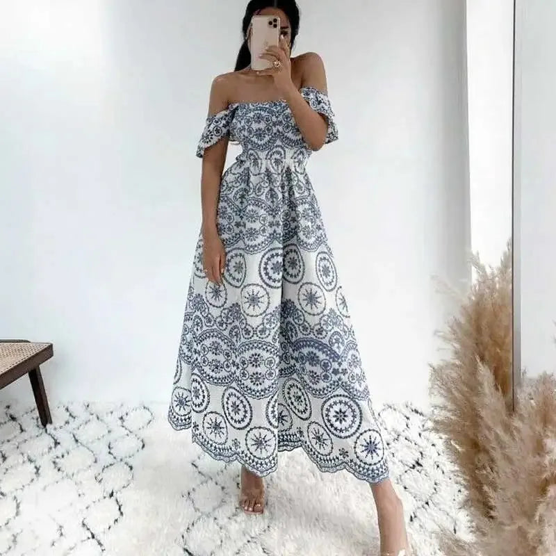 Alyssa Maxi Dress - très bleu éclat