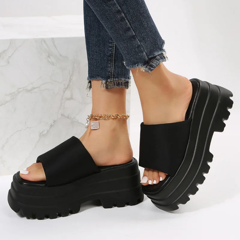 Ali Platform Sandals - très bleu éclat