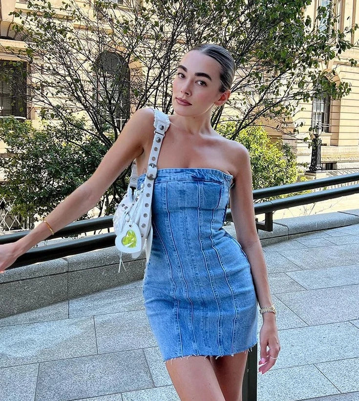Scarlett Denim Mini Dress