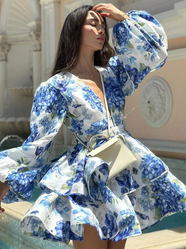 Alisa Mini Dress - très bleu éclat