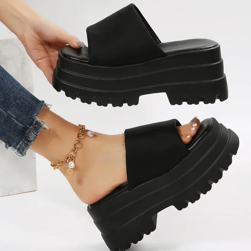 Ali Platform Sandals - très bleu éclat