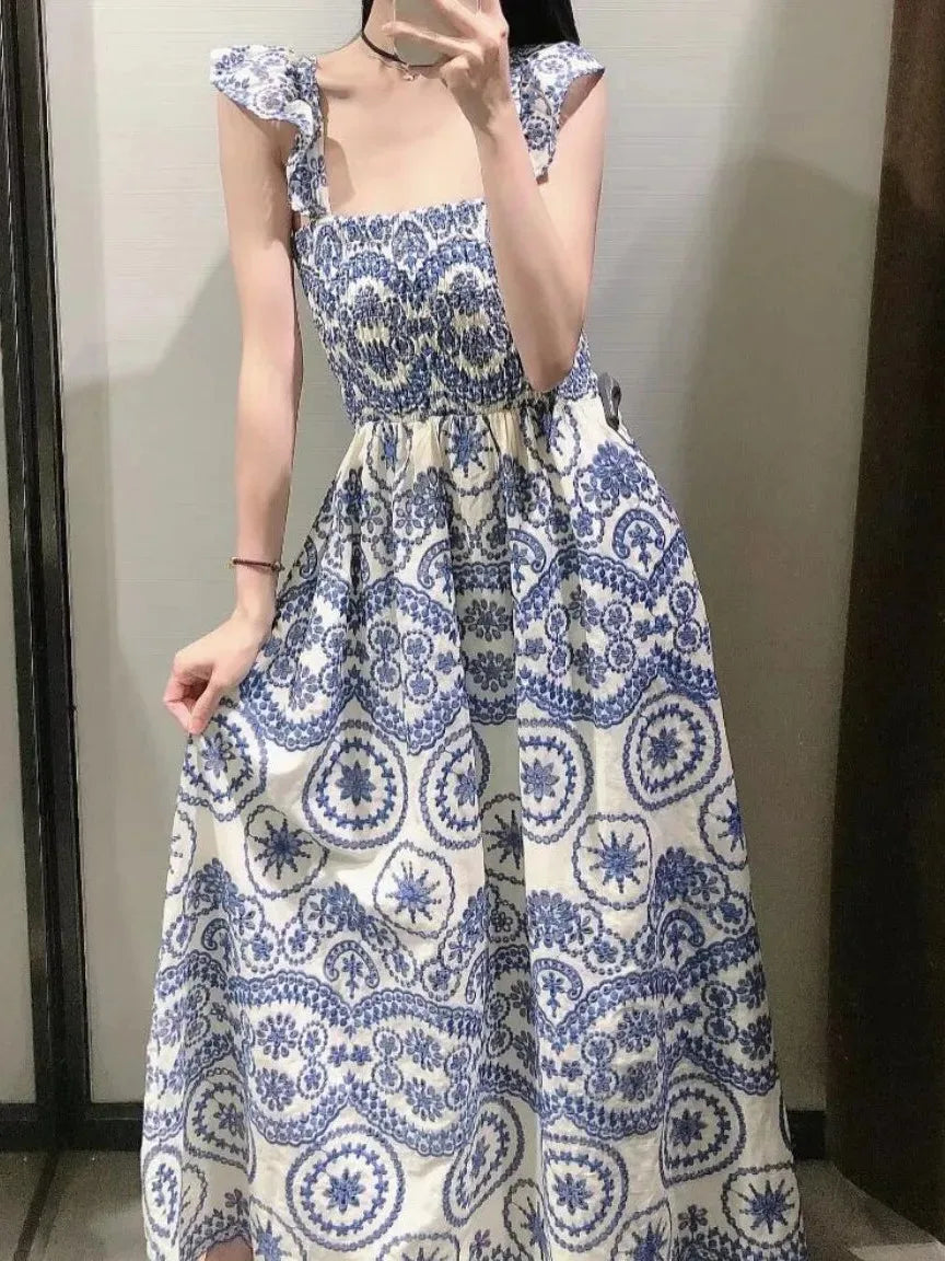 Alyssa Maxi Dress - très bleu éclat