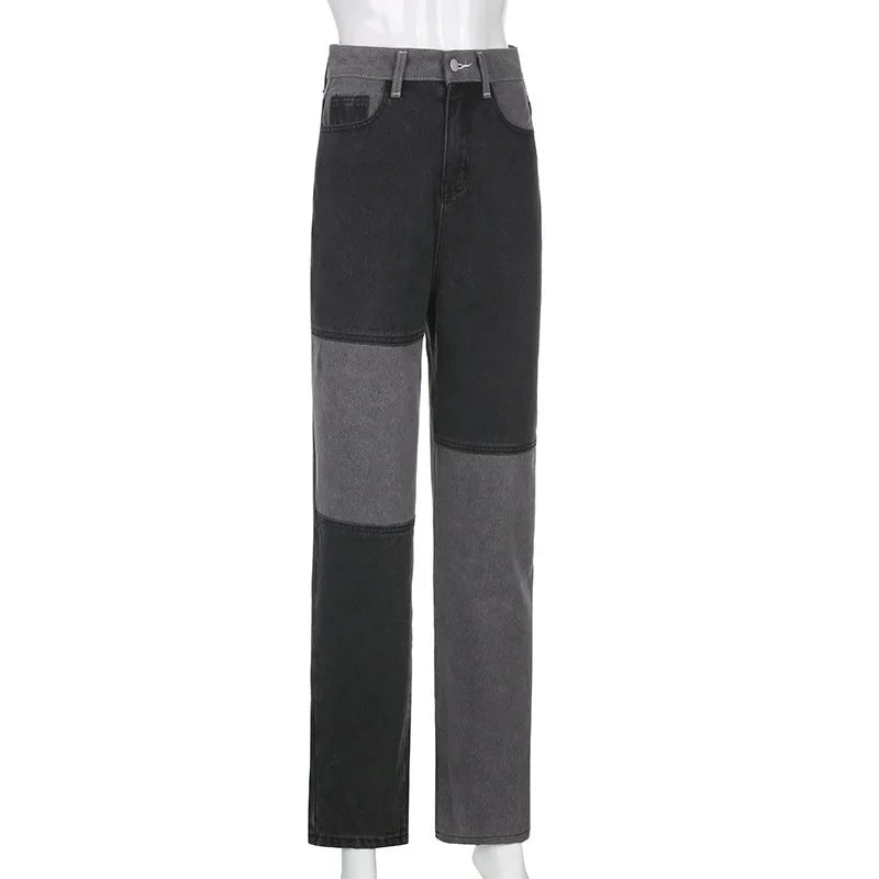 Megan Patchwork Jeans