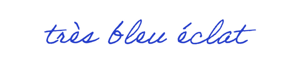 très bleu éclat
