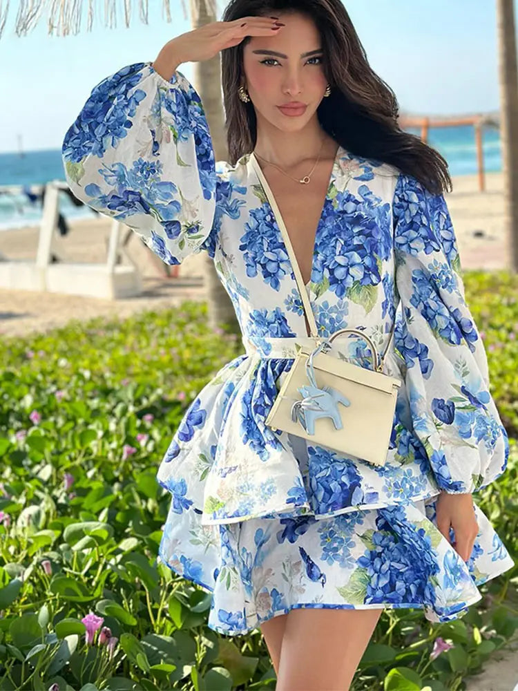 Alisa Mini Dress - très bleu éclat