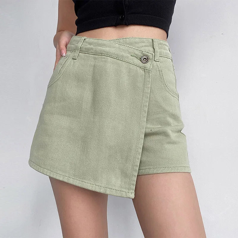 Joanna Denim Mini Skort