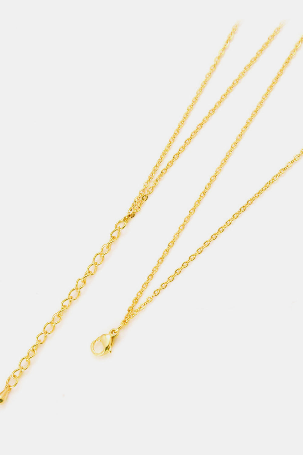 Mallory Linked Ring Pendant Chain Necklace