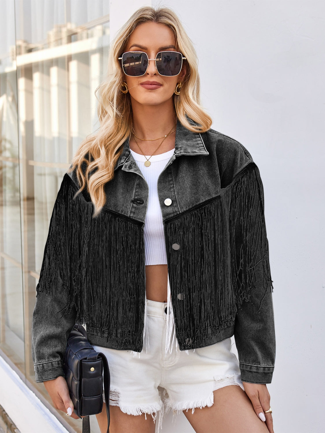 Alix Tassel Denim Jacket