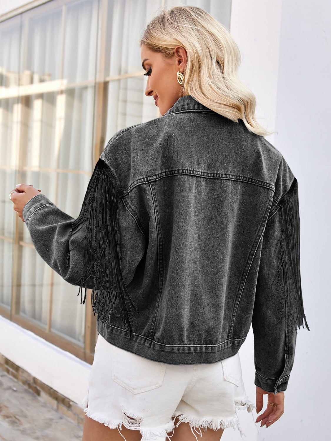 Alix Tassel Denim Jacket