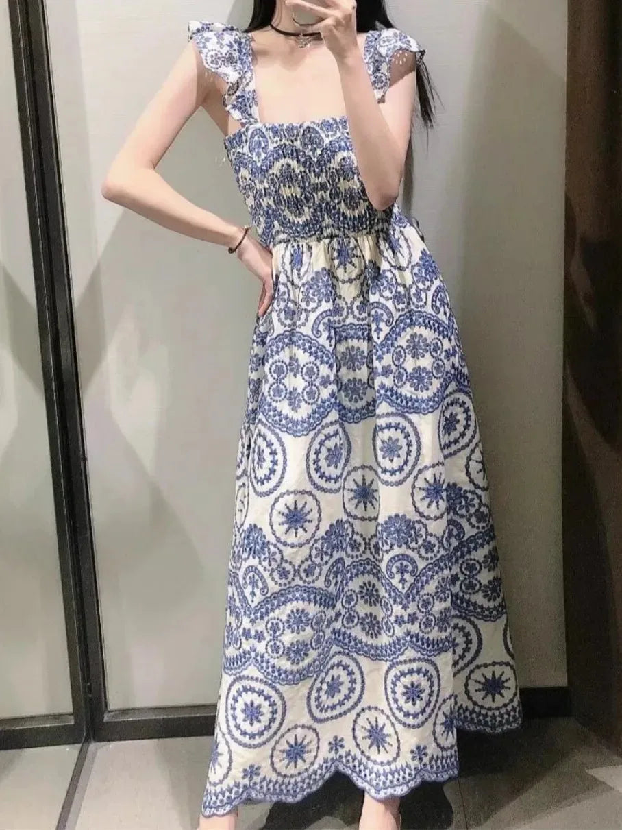 Alyssa Maxi Dress - très bleu éclat