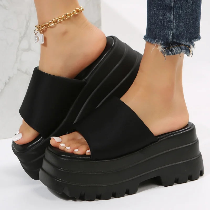 Ali Platform Sandals - très bleu éclat
